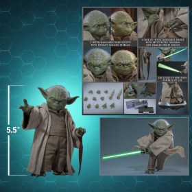 Yoda Star Wars Revenge of the Sith 1/6 Action Figure by Hot Toys