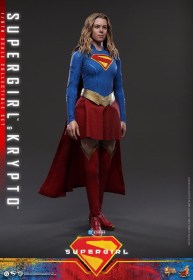 Supergirl & Krypto DC Comics 1/6 Action Figure Set by Hot Toys