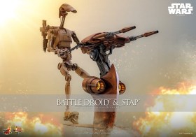 Battle Droid & STAP Star Wars The Phantom Menace 1/6 Action Figure Set by Hot Toys