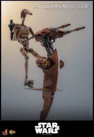 Battle Droid & STAP Star Wars The Phantom Menace 1/6 Action Figure Set by Hot Toys