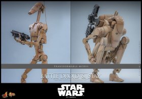 Battle Droid & STAP Star Wars The Phantom Menace 1/6 Action Figure Set by Hot Toys