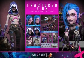 Fractured Jinx Arcane 1/6 Action Figure by Hot Toys