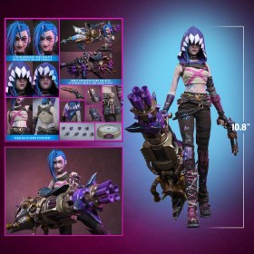Fractured Jinx Arcane 1/6 Action Figure by Hot Toys