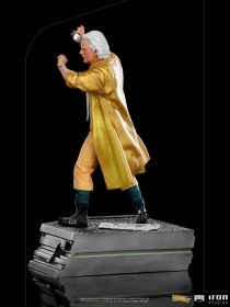 Doc Brown Back to the Future II Art 1/10 Scale Statue by Iron Studios