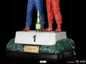 Alain Prost & Ayrton Senna (The Last Podium 1993) Ayrton Senna Deluxe Art 1/10 Scale Statue by Iron Studios