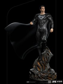 Superman Black Suit Zack Snyder's Justice League Art 1/4 Scale Statue by Iron Studios