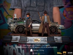 Full Set Deluxe Back to the Future III Art 1/10 Scale Statues by Iron Studios