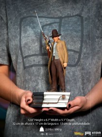 Doc Brown Back to the Future III Art 1/10 Scale Statue by Iron Studios