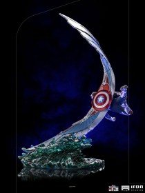 Captain America Sam Wilson Deluxe The Falcon and The Winter Soldier BDS Art 1/10 Scale Statue by Iron Studios