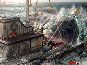 Jaws Attack Jaws Demi Art 1/20 Scale Statue by Iron Studios