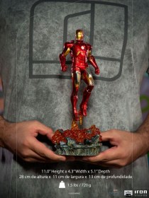 Iron Man Battle of NY The Infinity Saga BDS Art 1/10 Scale Statue by Iron Studios