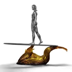 Silver Surfer Fantastic Four Art 1/10 Scale Statue by Iron Studios