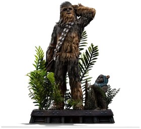 Chewbacca and Tokkat Star Wars Episode VI Art 1/10 Scale Statue by Iron Studios