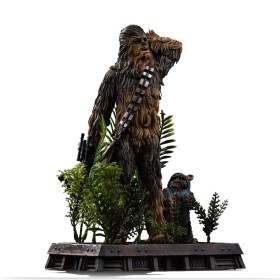 Chewbacca and Tokkat Star Wars Episode VI Art 1/10 Scale Statue by Iron Studios