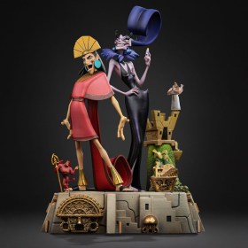 Kuzko & Yzma The Emperor's New Groove Deluxe Art 1/10 Scale Statue by Iron Studios