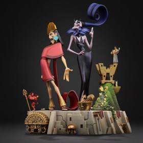 Kuzko & Yzma The Emperor's New Groove Deluxe Art 1/10 Scale Statue by Iron Studios