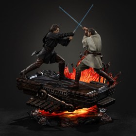Anakin vs. Obi Wan Star Wars Art 1/10 Scale Statue by Iron Studios