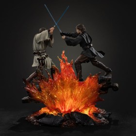 Anakin vs. Obi Wan Star Wars Art 1/10 Scale Statue by Iron Studios