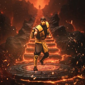 Scorpion (Variant) Mortal Kombat Art 1/10 Scale Statue by Iron Studios