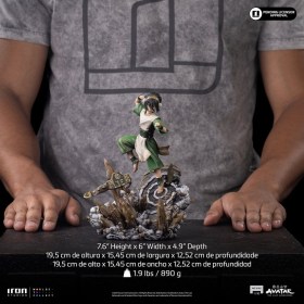Toph Avatar The Last Airbender Art 1/10 Scale Statue by Iron Studios