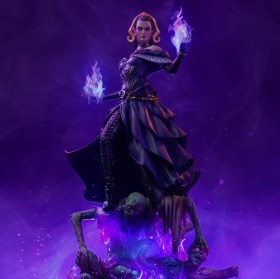 Liliana Vess Magic The Gathering Deluxe Art 1/10 Scale Statue by Iron Studios