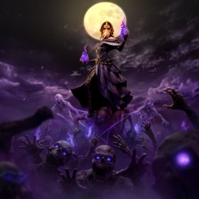 Liliana Vess Magic The Gathering Deluxe Art 1/10 Scale Statue by Iron Studios