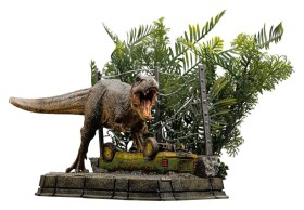 T-Rex Breakout Set A Jurassic Park Icons Statue by Iron Studios