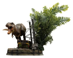 T-Rex Breakout Set A Jurassic Park Icons Statue by Iron Studios