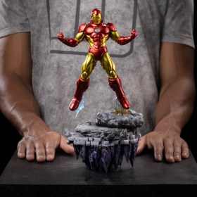 Iron Man Deluxe Marvel Comics BDS Art 1/10 Scale Statue by Iron Studios