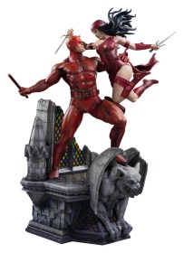 Daredevil & Elektra Marvel Comics Diorama 1/6 Statue by Iron Studios
