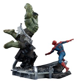 Spider-Man vs Hulk Marvel Comics Art 1/10 Scale Statue by Iron Studios