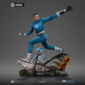 Mr. Fantastic and H.E.R.B.I.E Fantastic Four Art 1/10 Scale Statue by Iron Studios