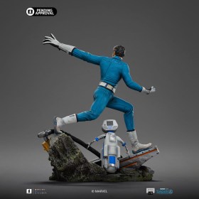 Mr. Fantastic and H.E.R.B.I.E Fantastic Four Art 1/10 Scale Statue by Iron Studios