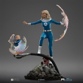 Invisible Woman and Franklin Fantastic Four Art 1/10 Scale Statue by Iron Studios