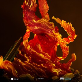 Human Torch Fantastic Four Art 1/10 Scale Statue by Iron Studios