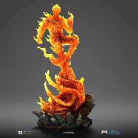 Human Torch Fantastic Four Art 1/10 Scale Statue by Iron Studios