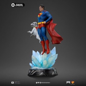 Superman & Krypto Superman Legacy Art 1/10 Scale Statue by Iron Studios