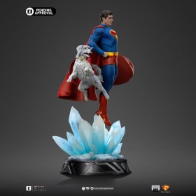 Superman & Krypto Superman Legacy Art 1/10 Scale Statue by Iron Studios