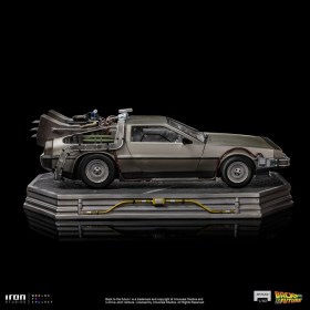 DeLorean Back to the Future Art 1/10 Scale Statue by Iron Studios