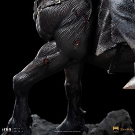 Nazgul on Horse Deluxe Lord Of The Rings Art 1/10 Scale Statue by Iron Studios