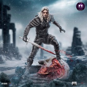 Geralt of Riva The Witcher BDS Art 1/10 Scale Statue by Iron Studios