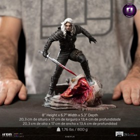 Geralt of Riva The Witcher BDS Art 1/10 Scale Statue by Iron Studios