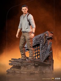 Nathan Drake Uncharted Movie Deluxe Art 1/10 Scale Statue by Iron Studios