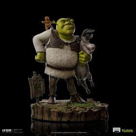 Shrek, Donkey and The Gingerbread Man Shrek Deluxe Art 1/10 Scale Statue by Iron Studios