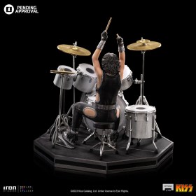 Peter Criss Limited Edtition Kiss Art 1/10 Scale Statue by Iron Studios
