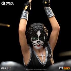 Peter Criss Limited Edtition Kiss Art 1/10 Scale Statue by Iron Studios