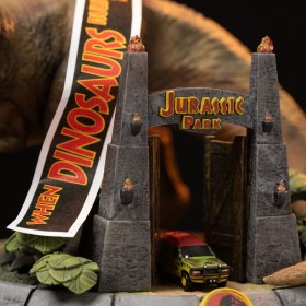 T-Rex Illusion Deluxe Jurassic Park Mini Co. PVC Figure by Iron Studios
