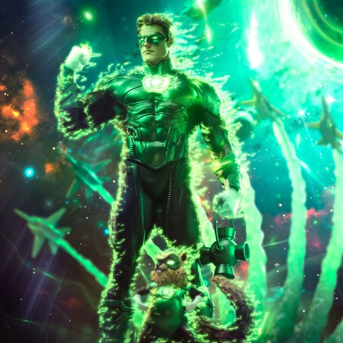 Green Lantern Unleashed Deluxe DC Comics Art 1/10 Scale Statue by Iron Studios