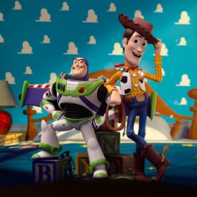 Buzz & Woody Toy Story Deluxe Art 1/10 Scale Statue by Iron Studios