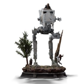 AT-ST and Chewbacca Star Wars Demi Art 1/20 Scale Statue by Iron Studios